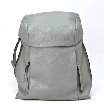 LOEWE T Backpack Small Rucksack Leather Light Gray