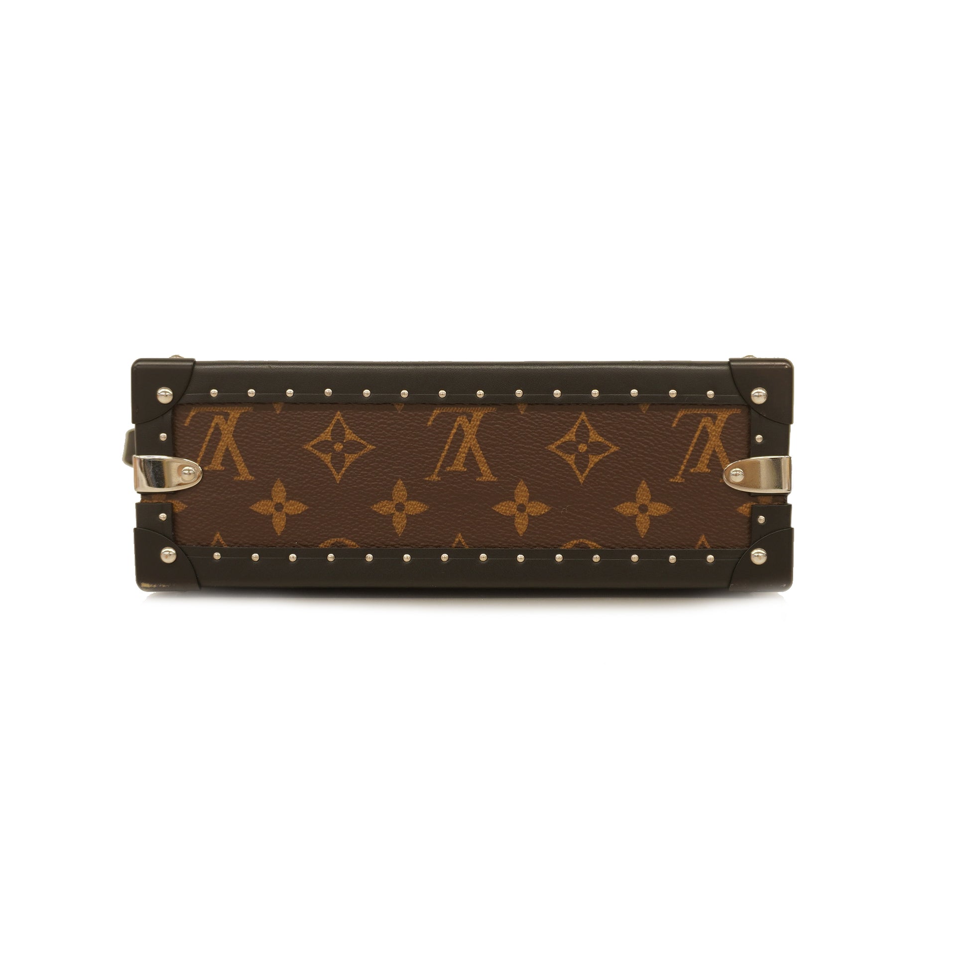 Louis Vuitton shoulder bag monogram Macassar clutch box M20252
