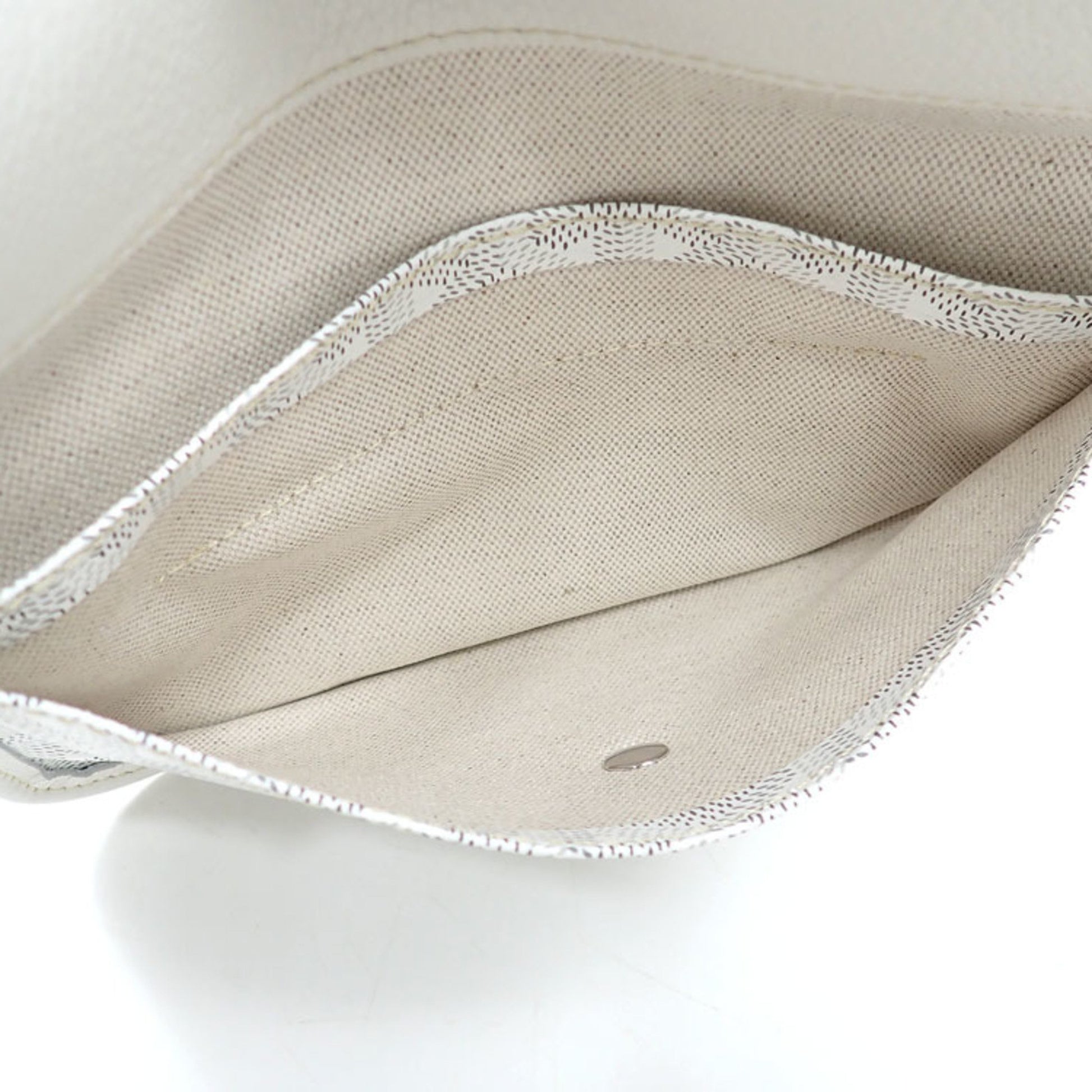 Goyard Saint Louis PM white PVC leather 26 x 47 x 14 cm pouch A4 size  available