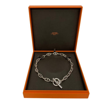 HERMES Chaine d'Ancle GM Silver 925 Necklace Pendant Choker Men's Women's 24323
