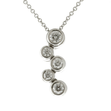 TIFFANY bubble necklace Pt950 platinum diamond ladies &Co.