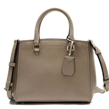 MICHAEL KORS Handbag Shoulder Bag 2Way Brown Leather