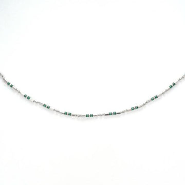 SEIKO Jewelry PT850 Resin Necklace Total Weight Approx. 4.9g 40cm