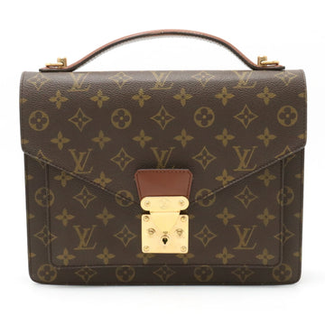 LOUIS VUITTON Monogram Monceau 28 Second Bag Handbag Shoulder Strap Key Missing M51185