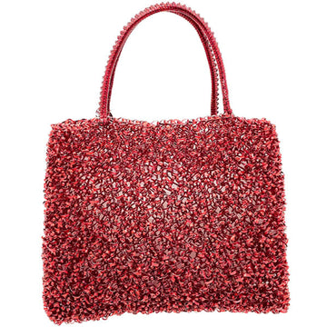 ANTEPRIMA handbag square wire bag red bijou PVC  star tote ladies