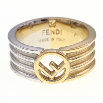 FENDI ring F is 8AG796 gold silver metal S size 11.5 combination men's women's