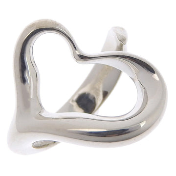 TIFFANY&Co.  Open Heart Ring Elsa Peretti Silver 925 No. 12 Women's