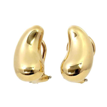 TIFFANY&Co. Teardrop Earrings K18 YG Yellow Gold 750 Clip-on