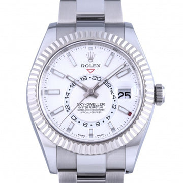 ROLEX Sky Dweller 326934 White Dial Watch Men's