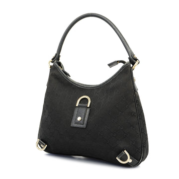 GUCCIAuth  GG Canvas Shoulder Bag 130738 Women's Shoulder Bag Black
