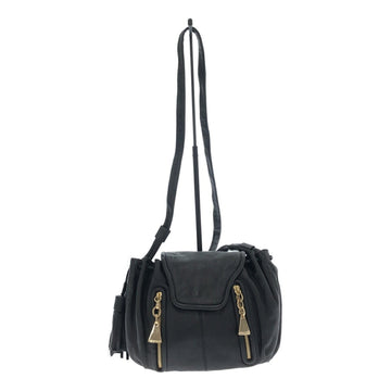 SEE BY CHLOE  Shoulder Bag Leather Black BLK Women's Zip ITWQY0PCQMIW