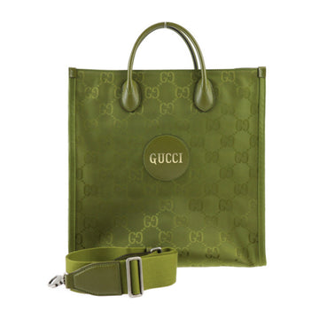 GUCCI Medium Tote Bag Off The Grid 696043 GG Nylon x Forest Green Silver Hardware 2WAY Shoulder Japan Limited 2023 Model