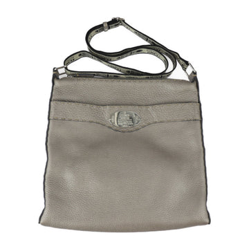 FENDI Selleria Shoulder Bag 8BT109 Leather Bronze Silver Metal Fittings Diagonal Hanging