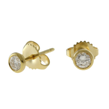 TIFFANY&Co. Visor yard earrings 18k gold K18 yellow diamond women's