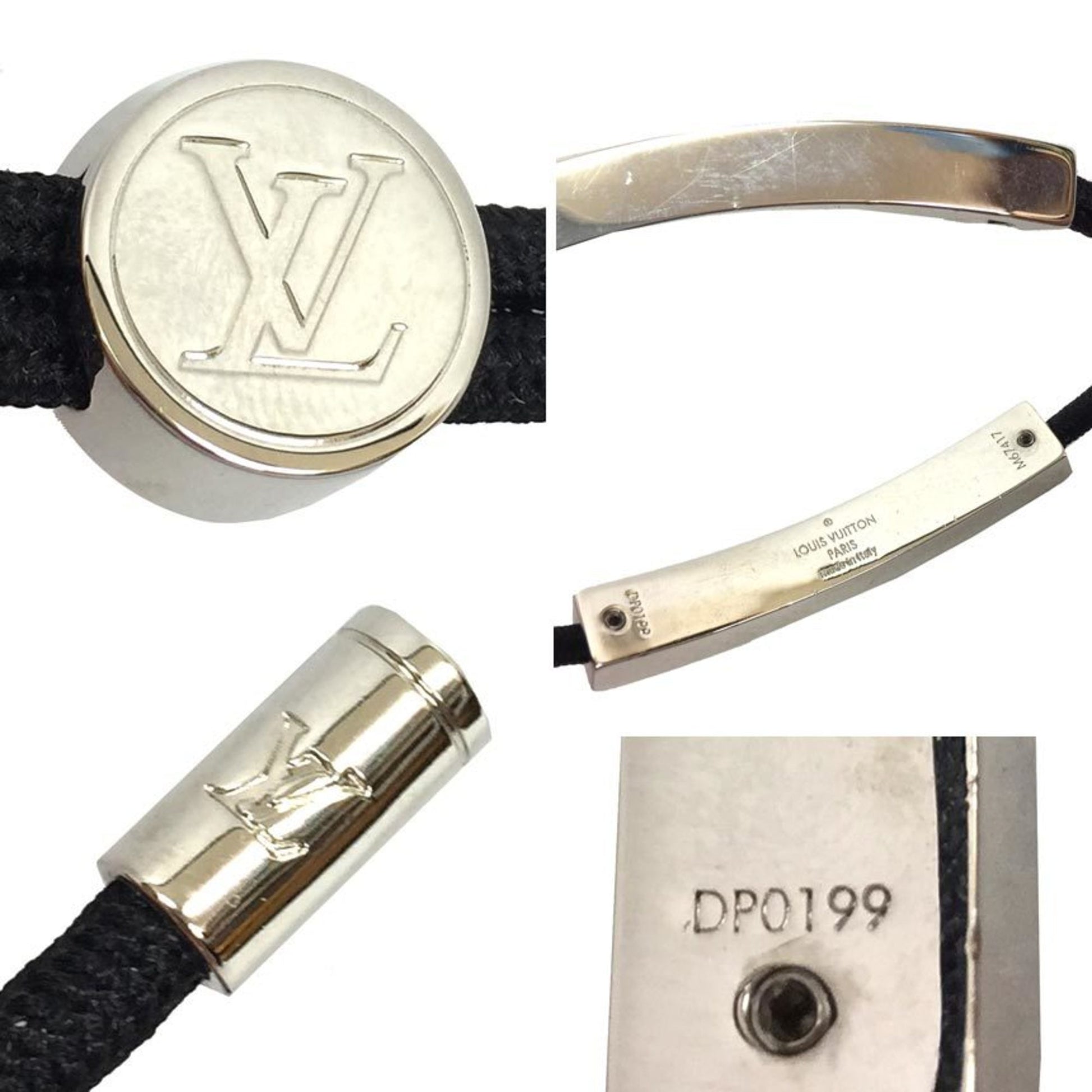 Louis Vuitton Louis Vuitton Messing LV Space String Armband M67417