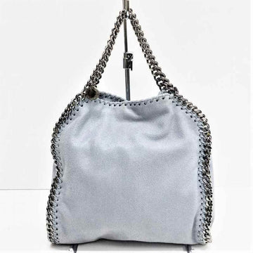 STELLA MCCARTNEY Falabella Mini Shoulder Bag Chain 371223 W9132 F16 Blue Light Suede Handbag Smooth Ladies