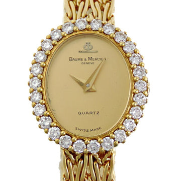 BAUME & MERCIER Oval Bezel Diamond Ladies Watch 18516 9