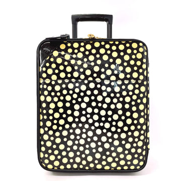 LOUIS VUITTON Pegas 45 Yayoi Kusama Used Suitcase/Carry Case Monogram Vernis Dot Infinity  M91519 Women's Black