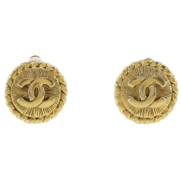 CHANEL earrings gold plated approximately 16.0g ladies I111624203