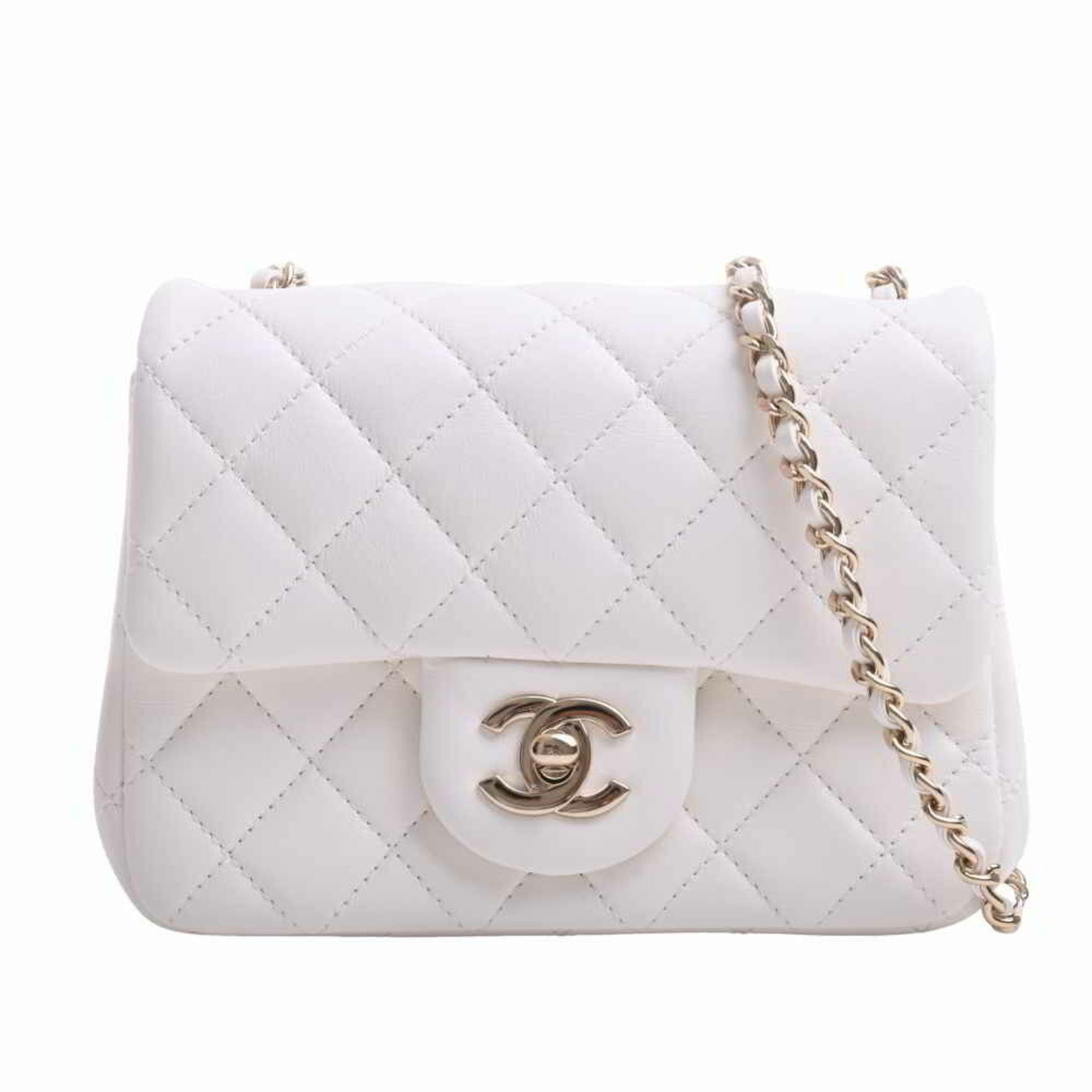 Chanel CHANEL Precision Cocomark Shoulder Bag Pile Black White Silver  Hardware