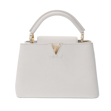 LOUIS VUITTON Capucines BB Urs Fischer Limited to 300 White M53643 Women's Taurillon Leather Handbag