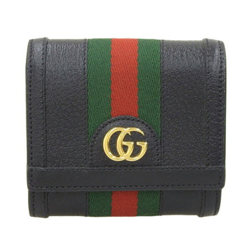 GUCCI Ophidia Leather Bifold Wallet 719887 Black