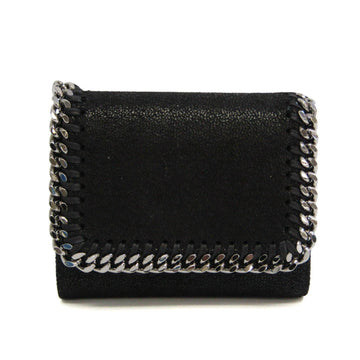 STELLA MCCARTNEY Falabella 431000 W9132 Women's Polyester Wallet [tri-fold] Black