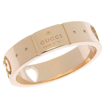 Gucci Amor Icon K18 Pink Gold No. 6 Women's Ring S