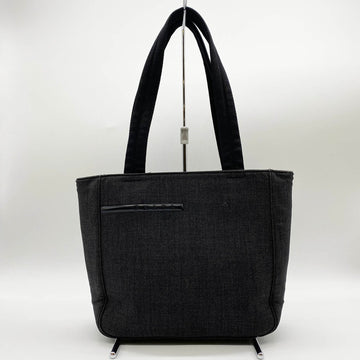 PRADA Sports Handbag Mini Bag Tote Gray Dark Canvas Men's Women's