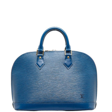 Louis Vuitton Epi Speedy 40 Handbag Boston Bag M42985 Toledo Blue