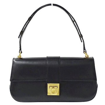 SALVATORE FERRAGAMO Bag Women's Handbag Shoulder 2way Gancini Leather Black