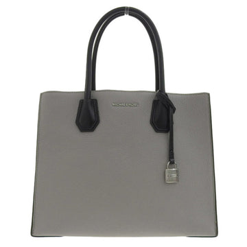 MICHAEL KORS Leather Tote Bag 30S7SM9T3L Gray White Black Ladies