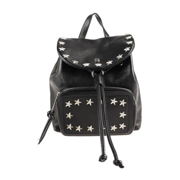 JIMMY CHOO SUKI Suki One Shoulder Bag Rucksack/Daypack Leather Black Star Studs Mini 2WAY