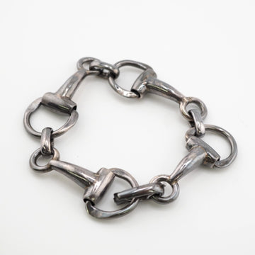 GUCCI/ Horsebit Vintage Bangle Bracelet Silver Unisex