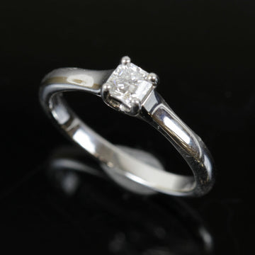 TIFFANY&Co. Lucida Ring Diamond 0.24ct 3.5g Pt950/Diamond