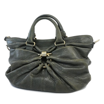 SALVATORE FERRAGAMOAuth  Gancini Women's Leather Handbag,Tote Bag