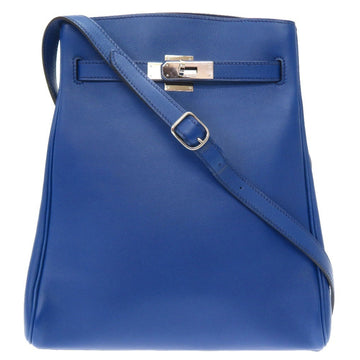 Hermes Kelly Sports Vogue River Blue E Engraved Shoulder Bag