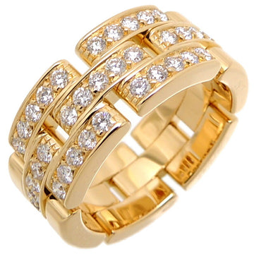CARTIER #52 Maillon Panthere Women's Ring B4127152 750 Yellow Gold No. 11.5