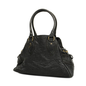 FENDIAuth  Etnico Handbag Women's Leather Handbag Black