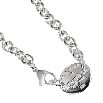 TIFFANY&Co. Return to Oval Tag Necklace Choker Silver 925 Approx. 51.11g