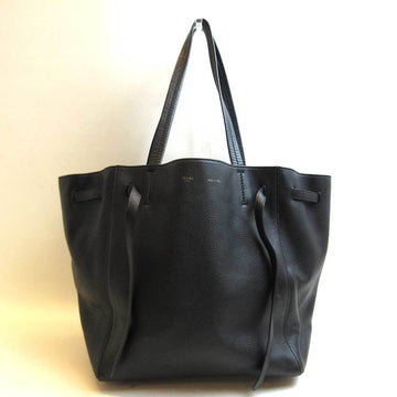 Celine Bag Phantom Small Black Tote Semi-shoulder Women's Calf Leather