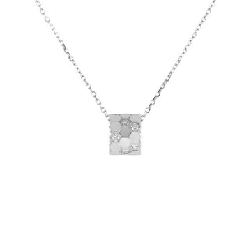 CHAUMET Be My Love Honeycomb K18WG White Gold Necklace