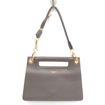 GIVENCHY BB508ZB0ME Women's Leather Handbag,Shoulder Bag Gray