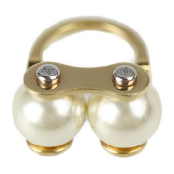 LOUIS VUITTON LV Speedy Pearl Ring Ring/Ring M68068 Notation Size S Metal Fake Gold Silver Approx.
