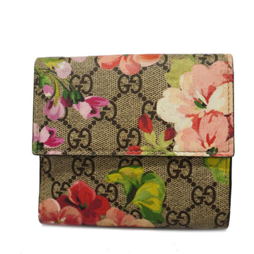 GUCCIAuth  GG Bloom 410071 Women's Wallet Beige,Pink