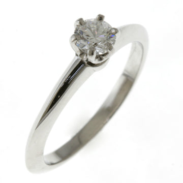 TIFFANY&Co. solitaire ring No. 6.5 Pt950 platinum diamond 0.25ct ladies