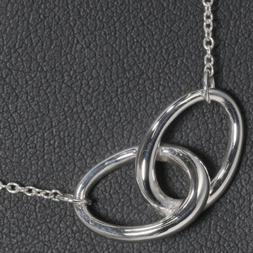 TIFFANY Double Loop Elsa Peretti Silver 925 Women's Necklace