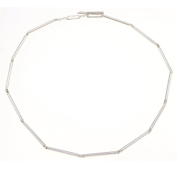 Gucci Choker SV Sterling Silver Pendant Necklace Chain Ladies GUCCI