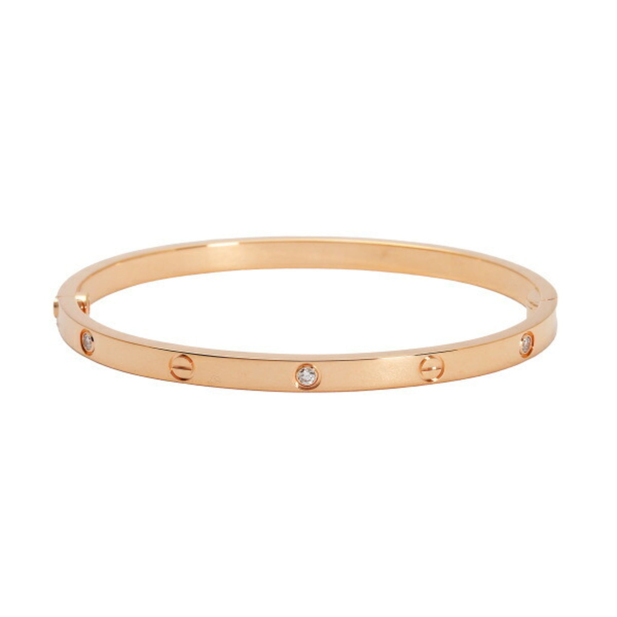 CARTIER LOVE pavé bracelet 18K white gold bracelet set w… | Drouot.com