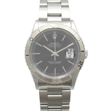 ROLEX Thunderbird Y number Wrist Watch watch Wrist Watch 16264 Mechanical Automatic Black K18WG[WhiteGold] Stainle 16264